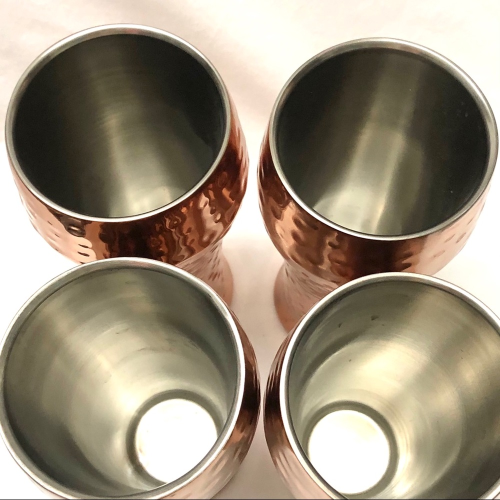 Copper Hammer Tumblers 24oz 4 piece - Picture 4 of 7